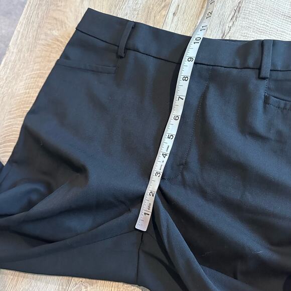 Banana Republic Petite Siena Straight Wool Pant Black 10 445616 - Picture 8 of 10